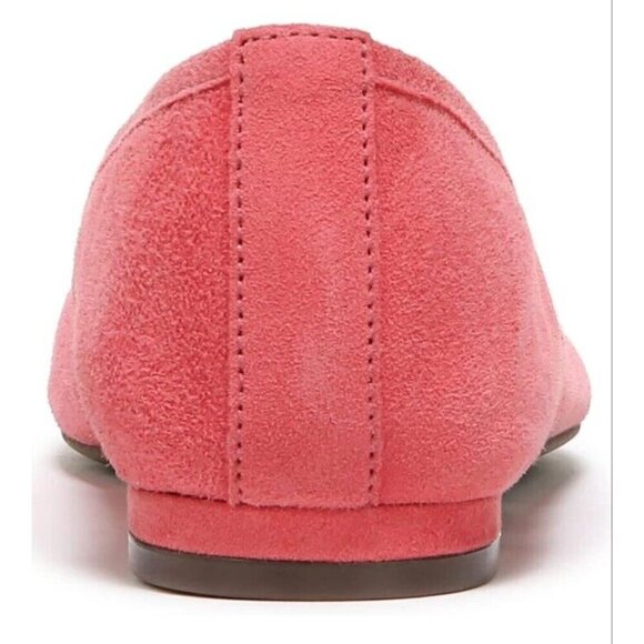 Vionic Suede Callisto Ballet Flat Womens 10 Shell‎ Pink Arch Support New - Picture 5 of 7